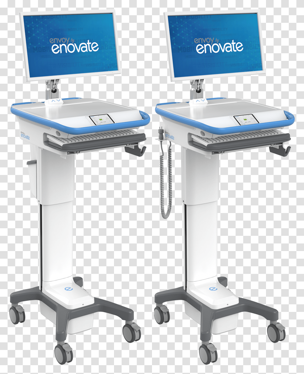 Enovate Envoy Workstation Enovate Envoy Cart Use, Clinic, Hospital, Operating Theatre, Kiosk Transparent Png