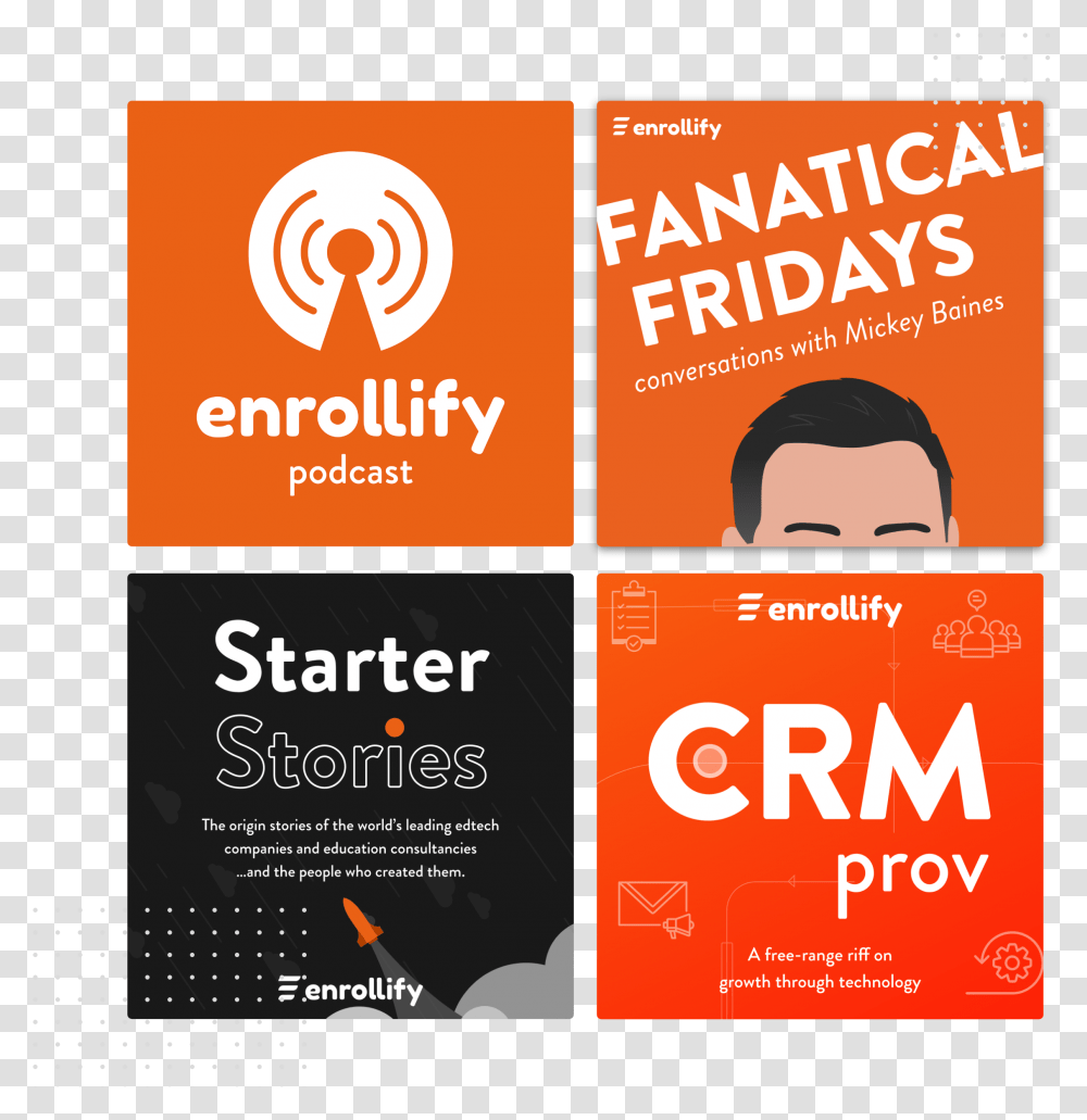 Enrollify Podcast Subscriptions Language, Advertisement, Poster, Flyer, Paper Transparent Png