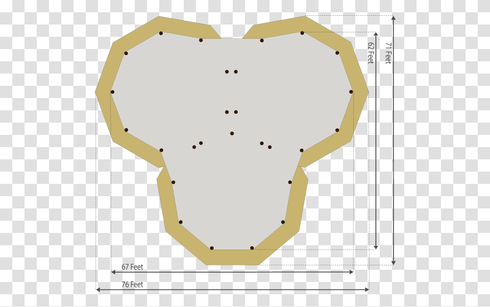 Ensemble Three Tipi Floor Plan Map, Box, Plot, Hand, Hip Transparent Png