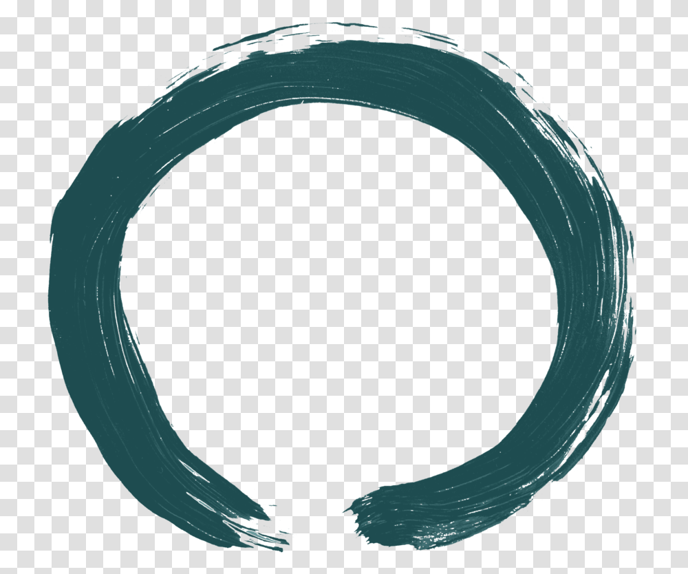 Enso Nobkgrd Teal Circle, Tape Transparent Png
