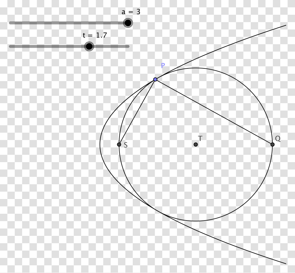 Enter Image Description Here Circle And Parabola Touch Externally, Astronomy, Outer Space, Universe, Flare Transparent Png