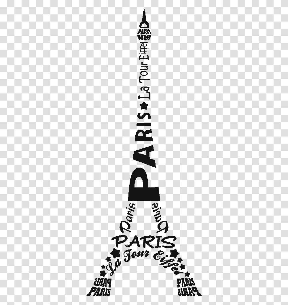 Enter Image Description Here Eiffel Tower Word Art, Building, Alphabet Transparent Png