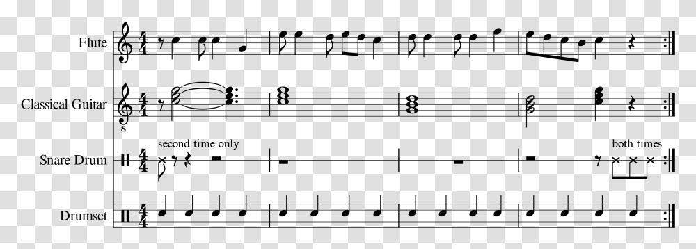 Enter Image Description Here Music Notation Repeat 2 Times, Gray, World Of Warcraft Transparent Png