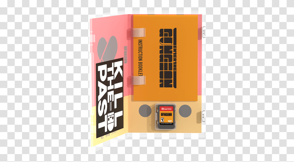 Enter The Gungeon Switch Graphic Design, Text, Mobile Phone, Transportation, Advertisement Transparent Png