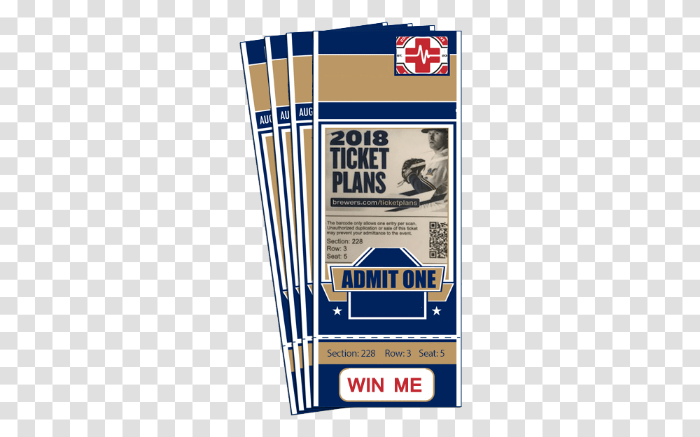 Enter To Win 4 Free Brewers Tickets The Aug 22nd Game Horizontal, Advertisement, Poster, Flyer, Paper Transparent Png