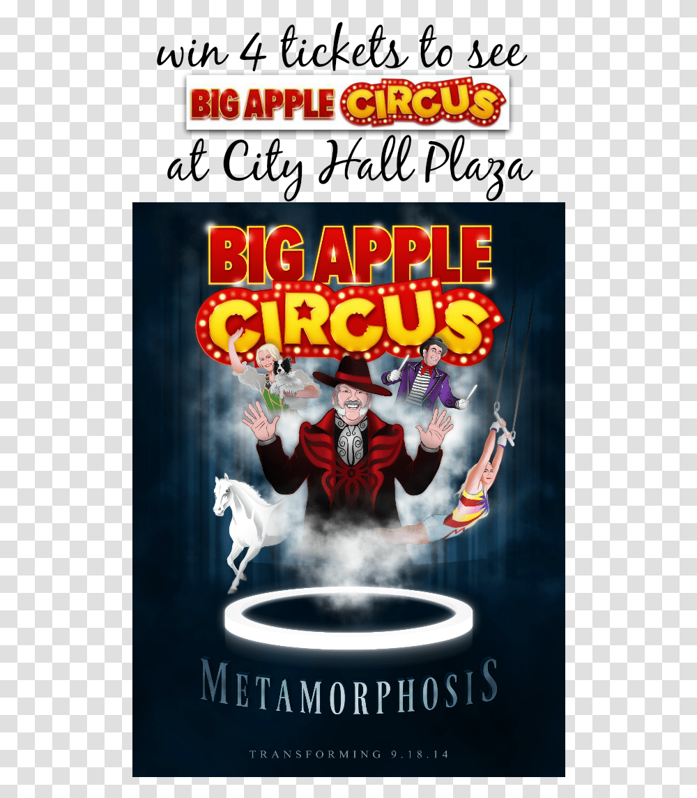 Enter To Win The Big Apple Circus Ticket Giveaway Today Big Apple Circus, Performer, Person, Human, Magician Transparent Png