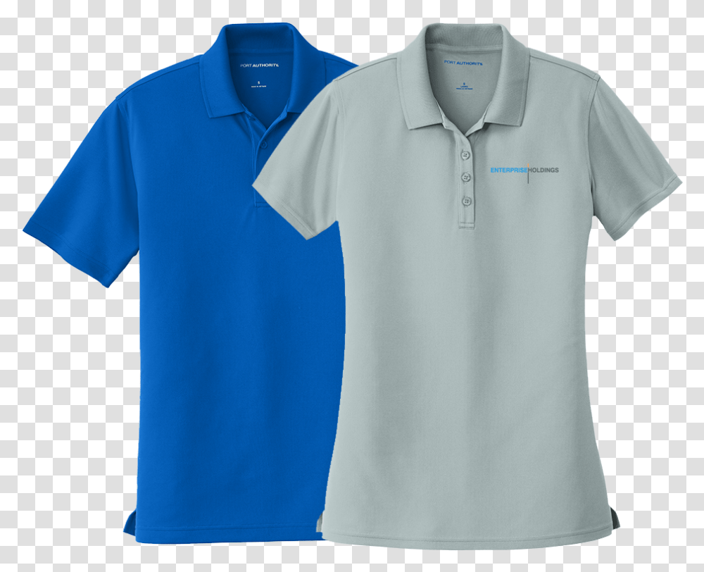 Enterprise Men's And Women's Performance Polo Polo Shirt, Apparel, Sleeve, T-Shirt Transparent Png