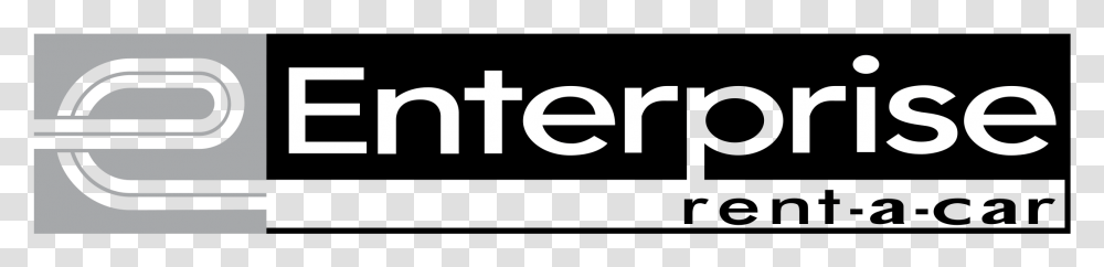 Enterprise Rent A Car White Logo, Word, Trademark Transparent Png