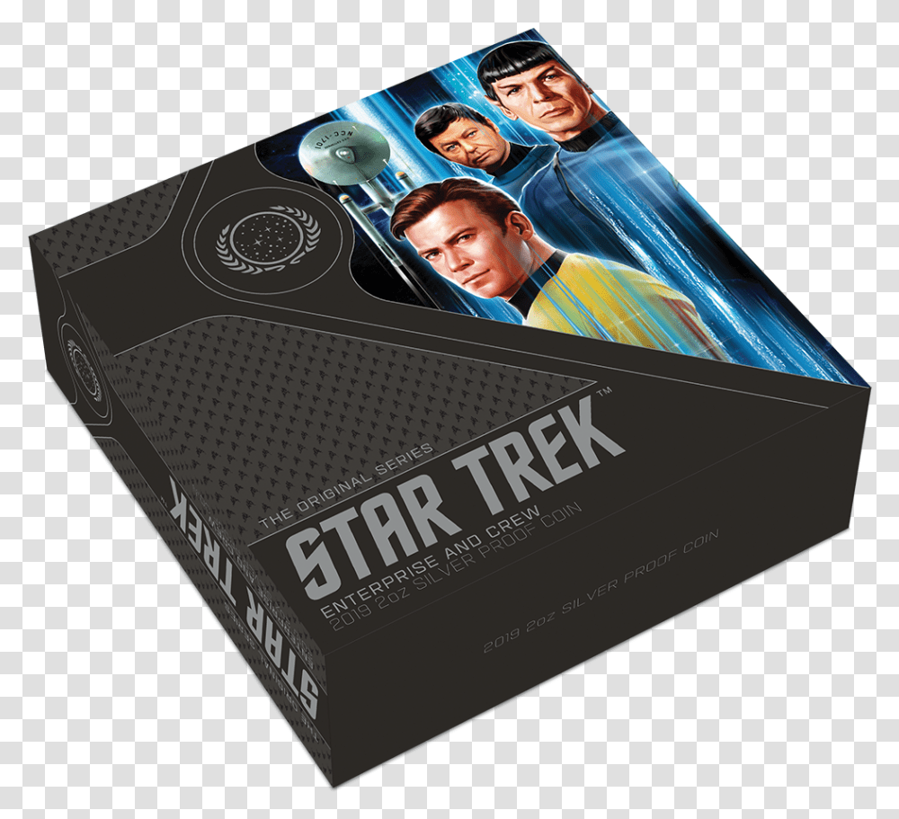 Enterprise & Crew 2 Oz Emkcom Star Trek, Poster, Advertisement, Flyer, Paper Transparent Png