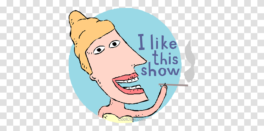 Entertainment I Like This Show Royalty Free Vector Clip Art, Jaw, Face, Head, Skin Transparent Png