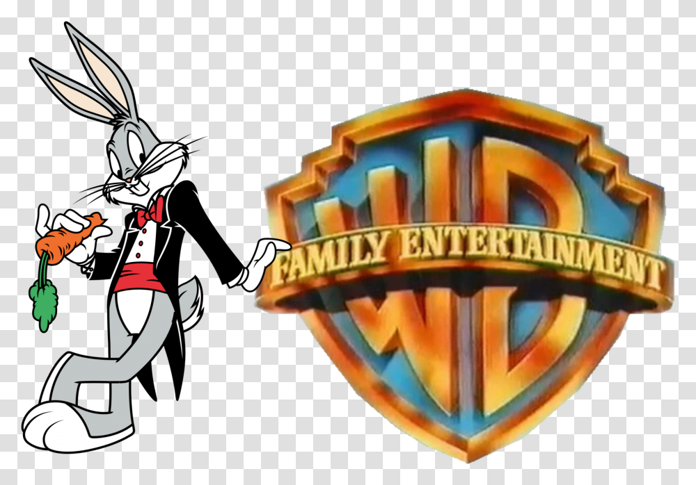 Entertainment Wiki Bugs Bunny Warner Bros Family Entertainment, Logo, Trademark Transparent Png