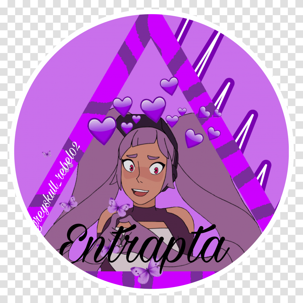 Entrapta Icon Image For Women, Logo, Symbol, Trademark, Purple Transparent Png