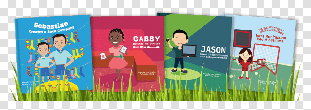 Entrepreneur Kid Book Grass Kids Entrepreneurship, Advertisement, Poster, Flyer, Paper Transparent Png