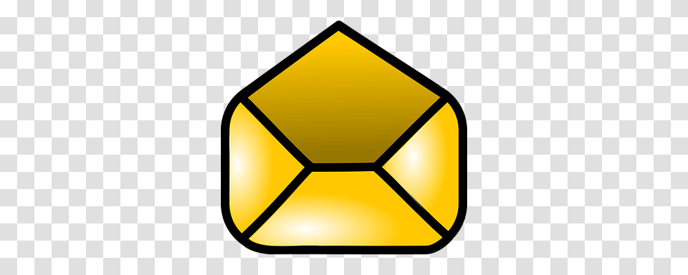 Envelope Lamp, Gold, Car Transparent Png