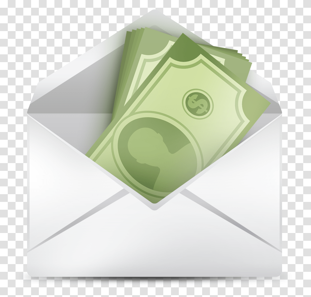 Envelope Com Dinheiro Sobre Dinero Clipart, Box, Mail Transparent Png
