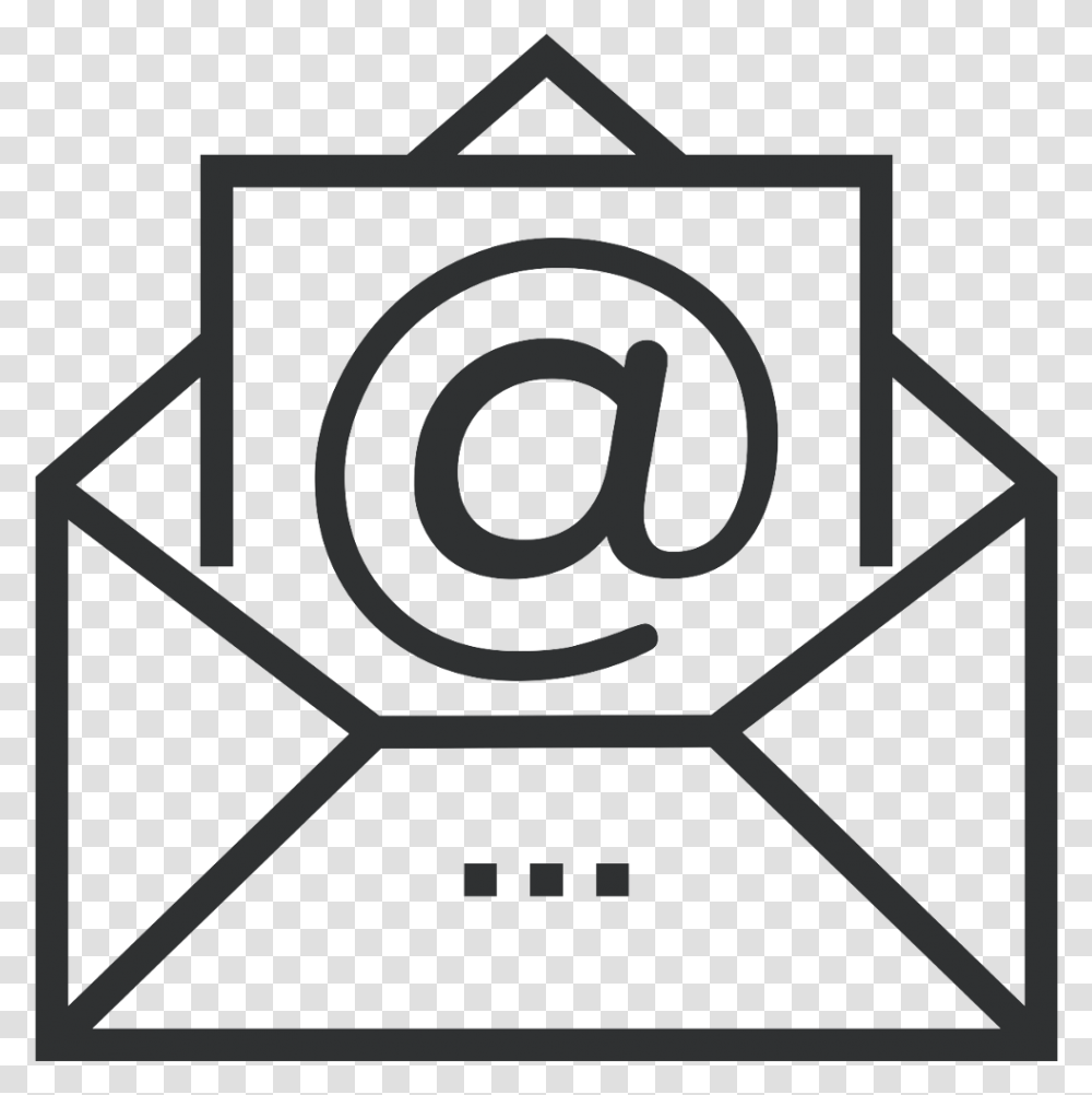 Envelope Mail Logo For Resume Email Icon For Resume, Trademark Transparent Png
