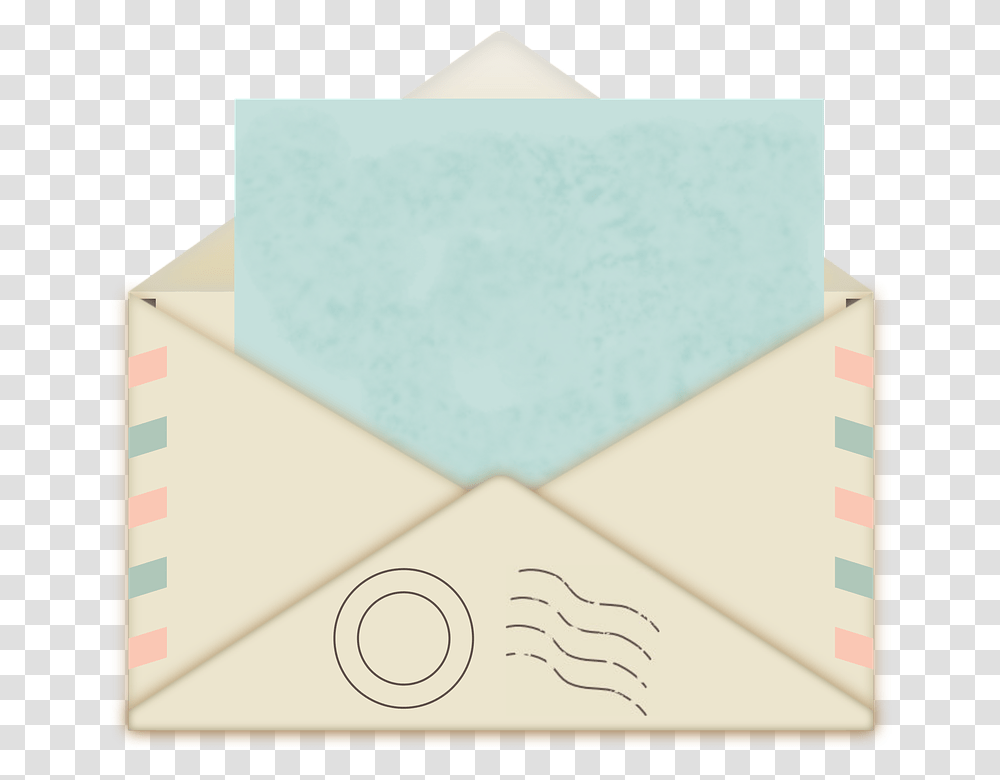 Envelope Mail Postage Post Office Postal Cara Membuat Surat Untuk Sahabat Pena, Box, Airmail, Business Card, Paper Transparent Png