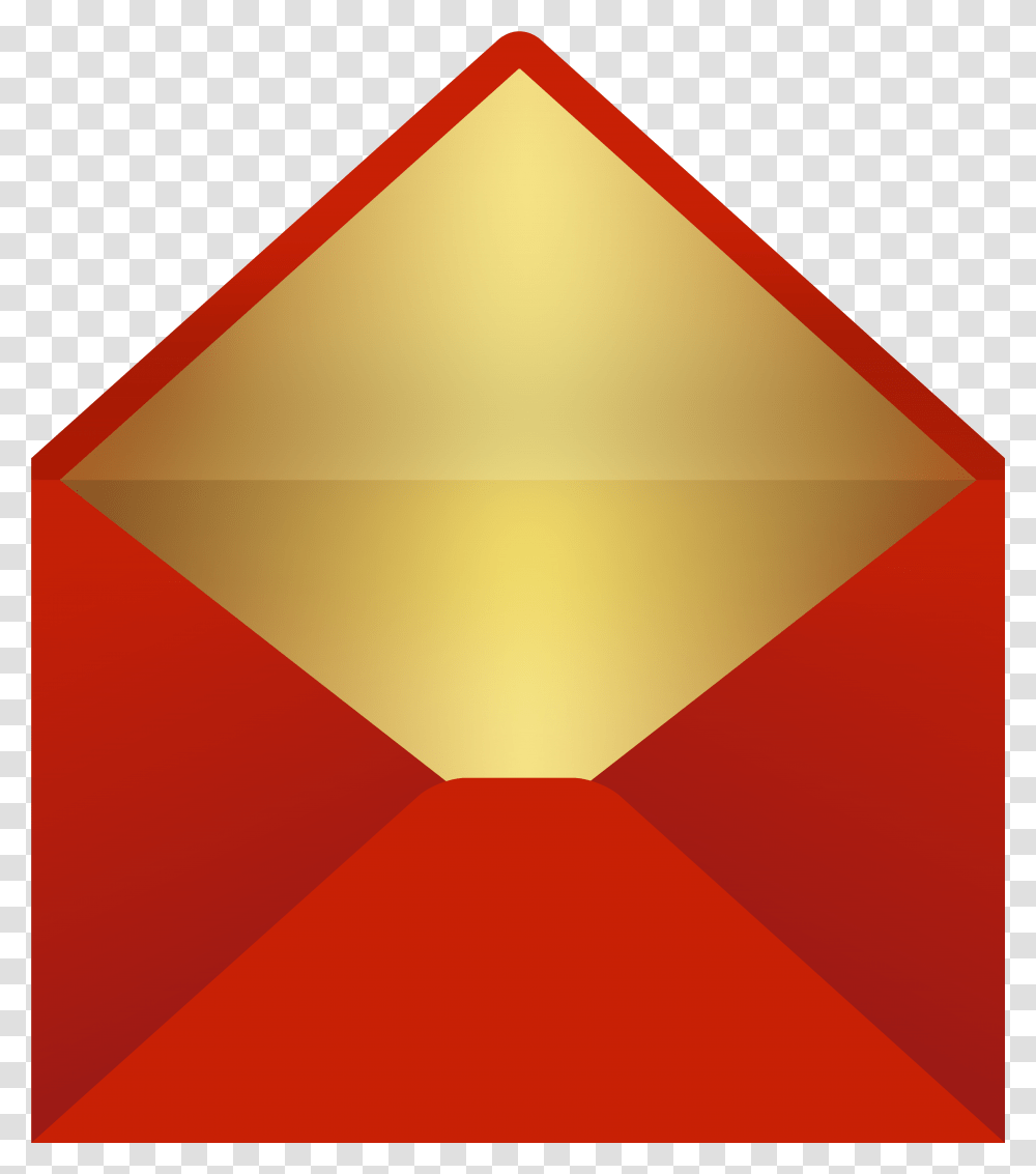 Envelope Red Gold Clip Art Image Gallery Transparent Png