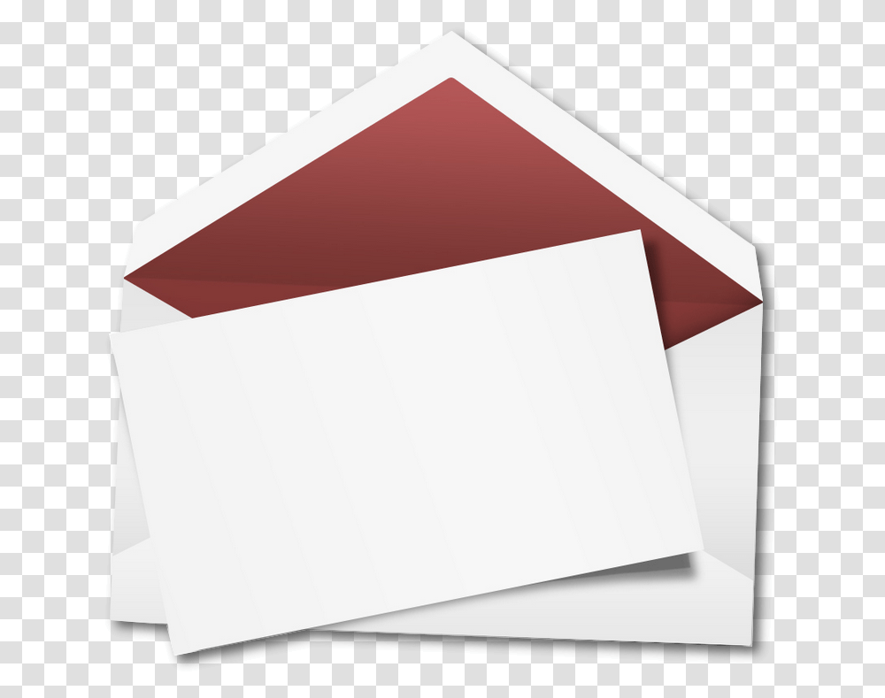 Envelope With Blank Letter, Mail, Mailbox, Letterbox, Airmail Transparent Png
