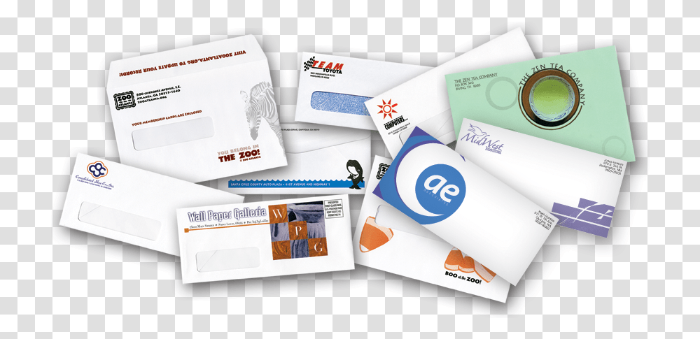 Envelopes Mailing Windows Regular 10 Custom Printed, Paper, Business Card, Id Cards Transparent Png