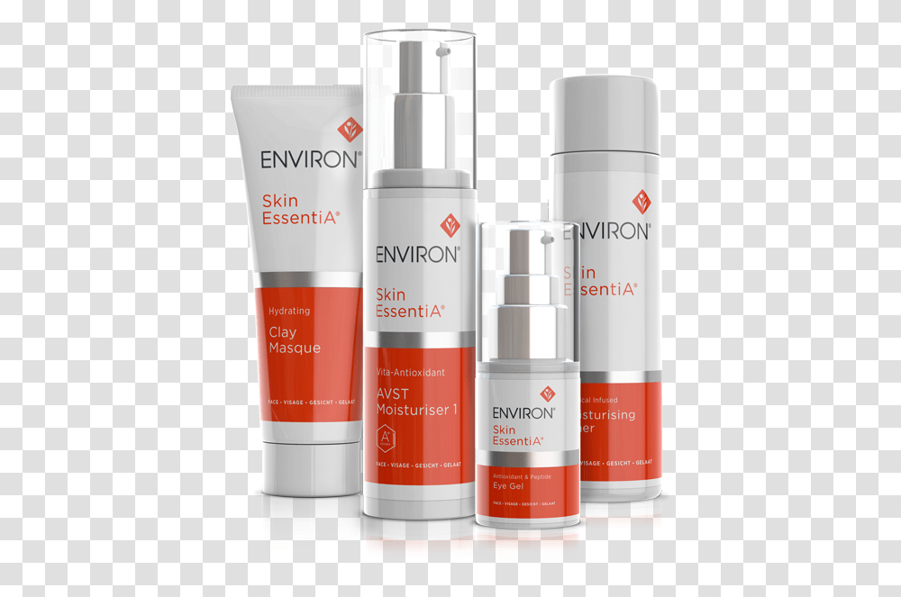 Environ Skin Essentia Range Environ Skincare, Label, Cosmetics, Bottle Transparent Png