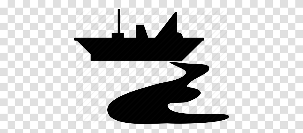 Environment Ocean Oil Pollution Ship Spill Water Icon, Piano, Silhouette, Vehicle Transparent Png