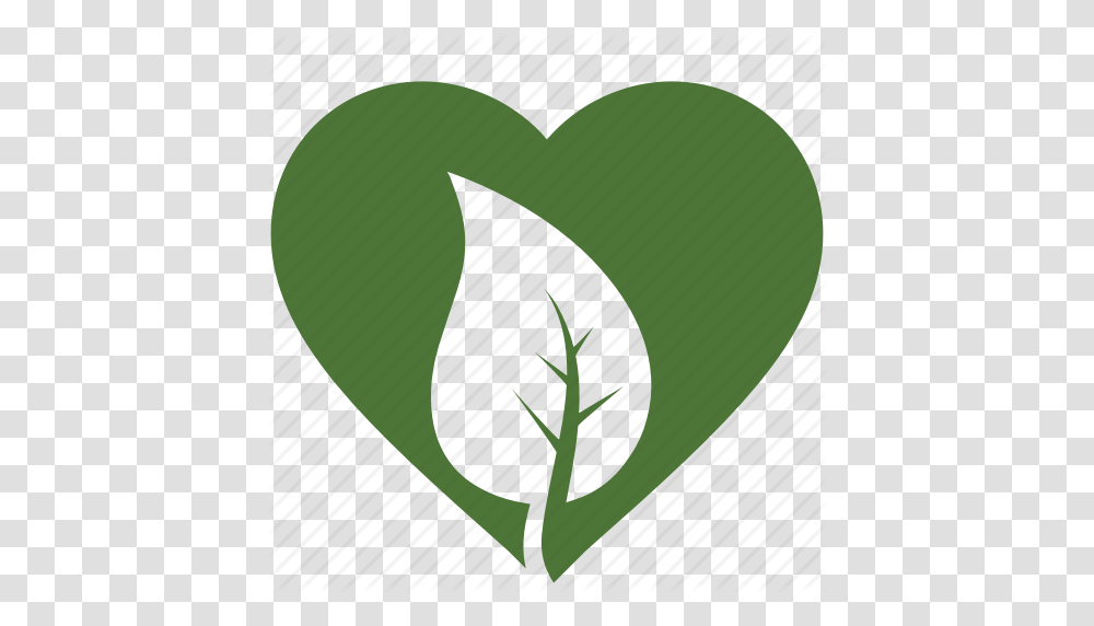 Environnement Green Heart Leaf Leaves Love Nature Icon, Plant, Produce, Food, Seed Transparent Png