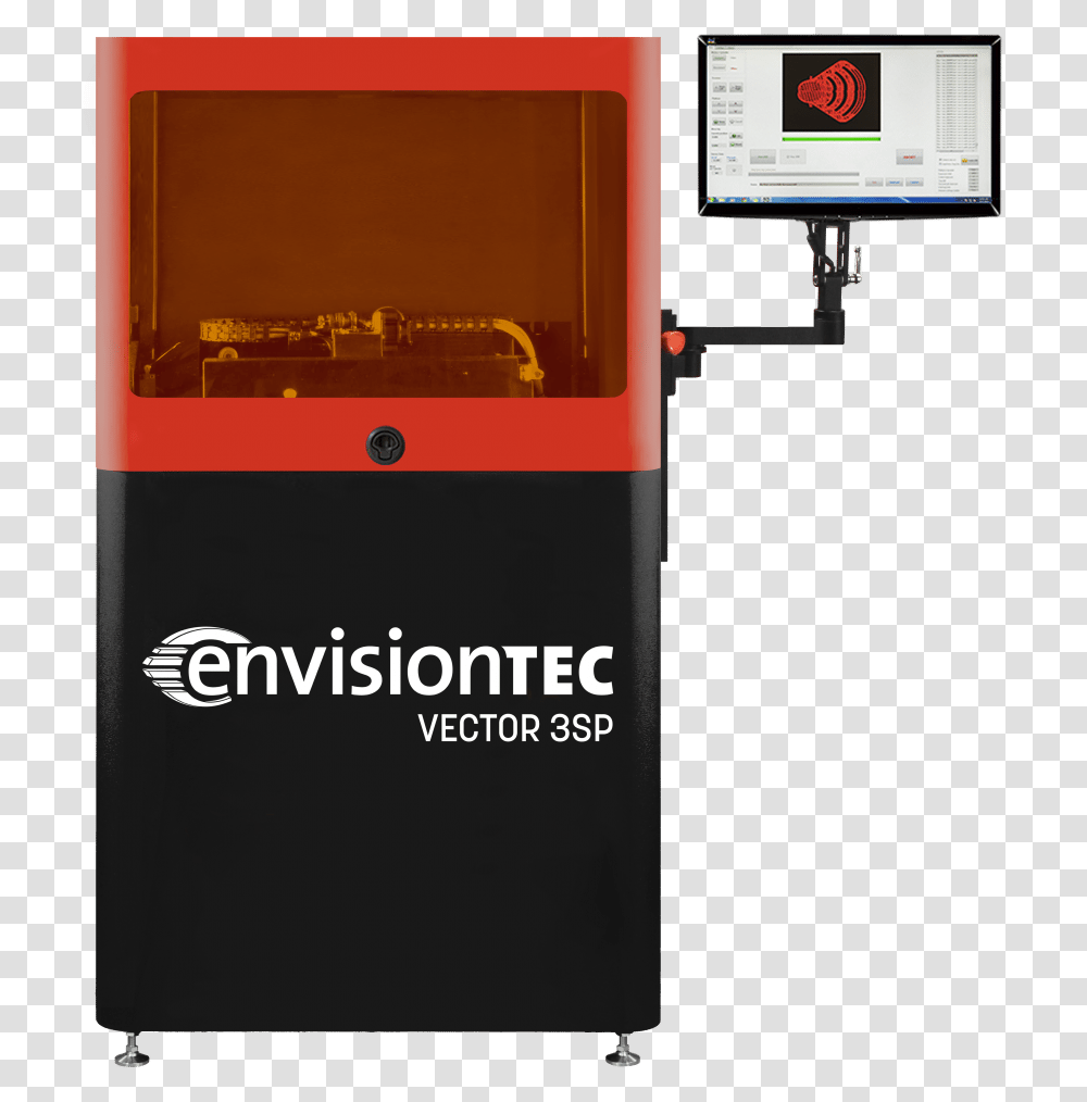 Envisiontec To Reveal Affordable New Industrial 3d 3d Printing, Machine, Gas Pump, Screen, Electronics Transparent Png