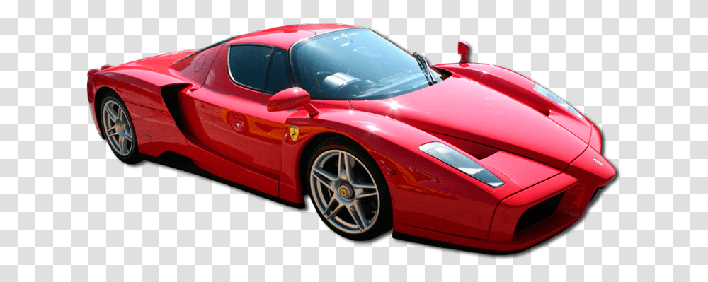 Enzo Ferrari Sports Car Sport Car Background, Vehicle, Transportation, Automobile, Tire Transparent Png