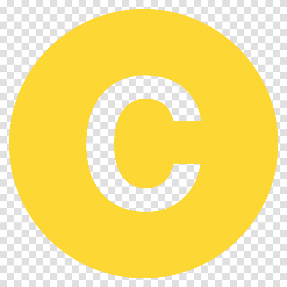 Eo Circle Yellow Letter C Letter Red Circle, Number, Symbol, Text, Logo Transparent Png