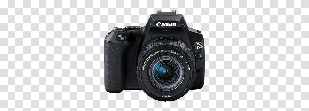 Eos 250d Canon Eos 250d 18 55mm Kit Black, Camera, Electronics, Digital Camera Transparent Png
