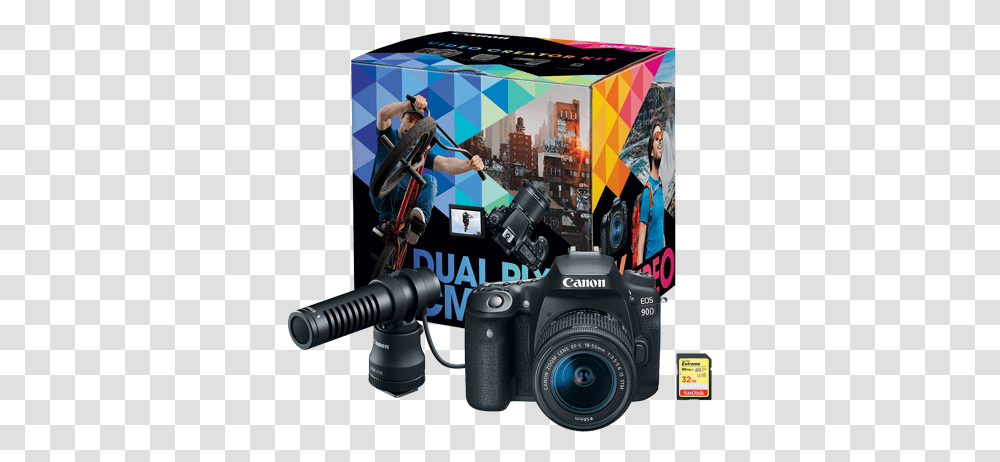 Eos 90d Video Creator Kit Canon 90d Video Creator Kit, Camera, Electronics, Person, Human Transparent Png