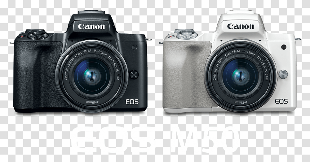Eos M50 Canon Eos, Camera, Electronics, Digital Camera Transparent Png