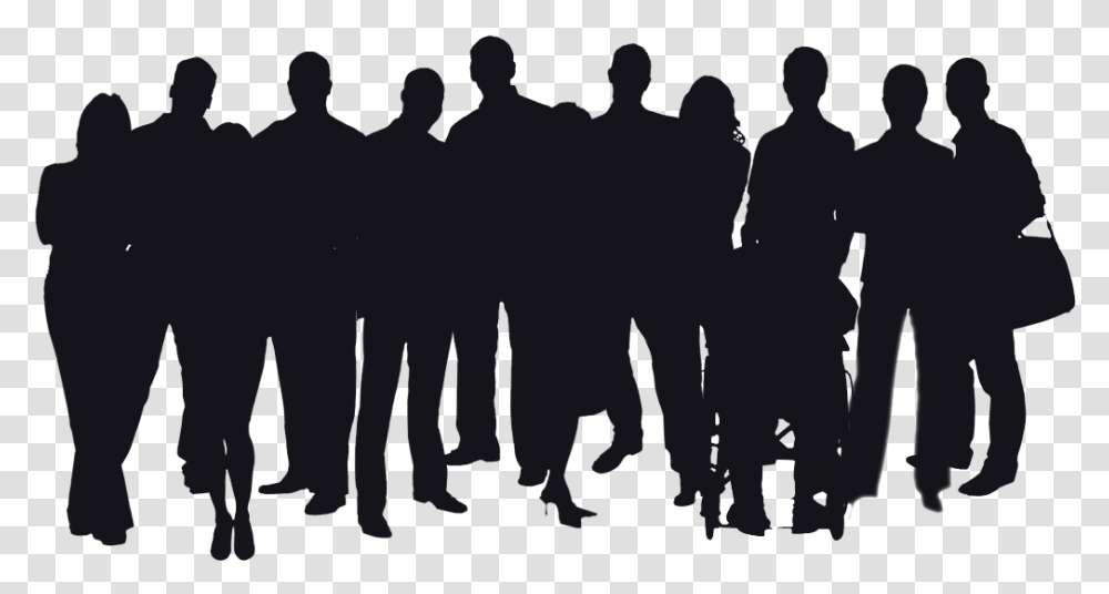 Ep 26 Group Of People Silhouette, Person, Human, Crowd Transparent Png