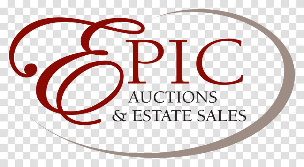 Epic Auctions Estate Sales, Label, Alphabet Transparent Png