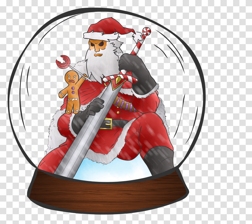 Epic Candy Sword Santa Claus Transparent Png