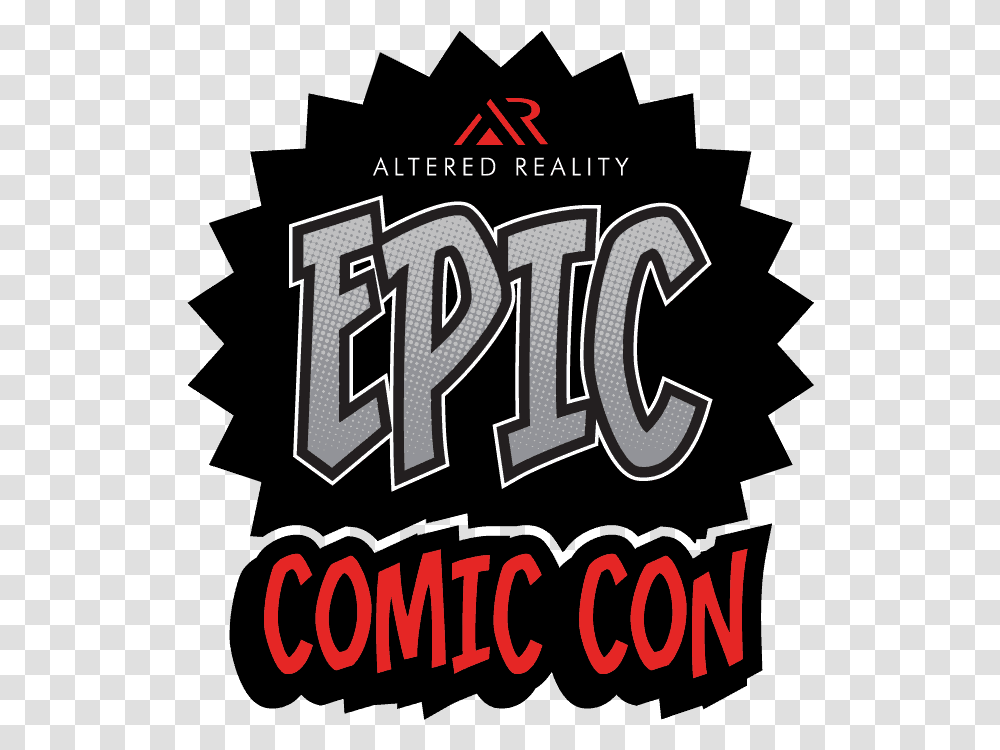 Epic Comic Con, Alphabet, Word, Poster Transparent Png