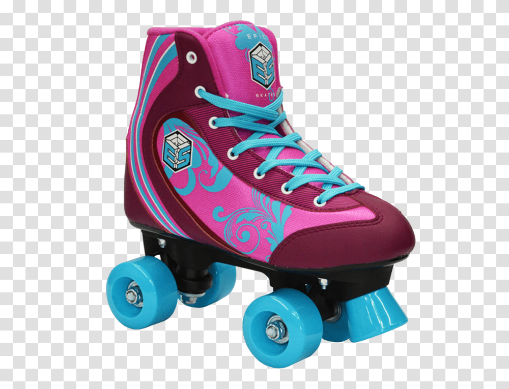 Epic Cotton Candy Kids Quad Roller Skates, Shoe, Footwear, Apparel Transparent Png
