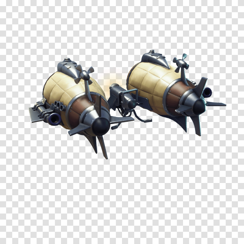 Epic Dirigible Glider Fortnite Cosmetic Cost 1 200 Fortnite Dirigible Glider, Aircraft, Vehicle, Transportation, Weapon Transparent Png