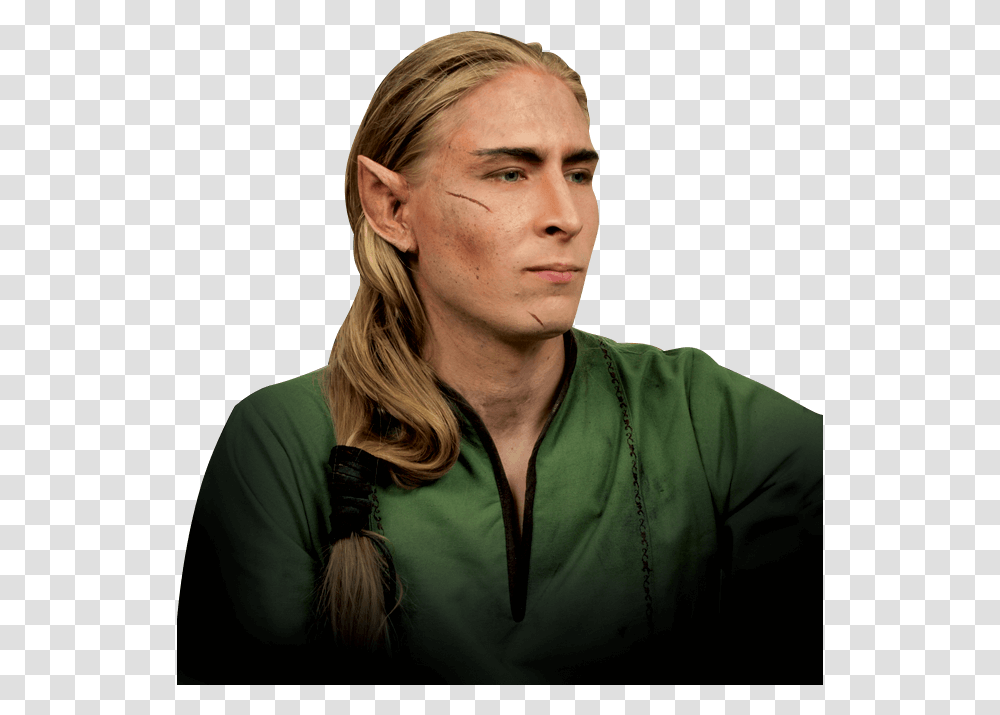Epic Effect Elven Ears Prosthetic Elven Ears, Face, Person, Human, Sleeve Transparent Png