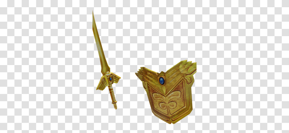 Epic Golden Sword And Shield Roblox Wikia Fandom Epic Roblox Sword, Architecture, Building, Emblem, Symbol Transparent Png