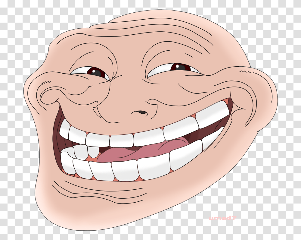 Epic Troll Face Download, Teeth, Mouth, Lip, Jaw Transparent Png