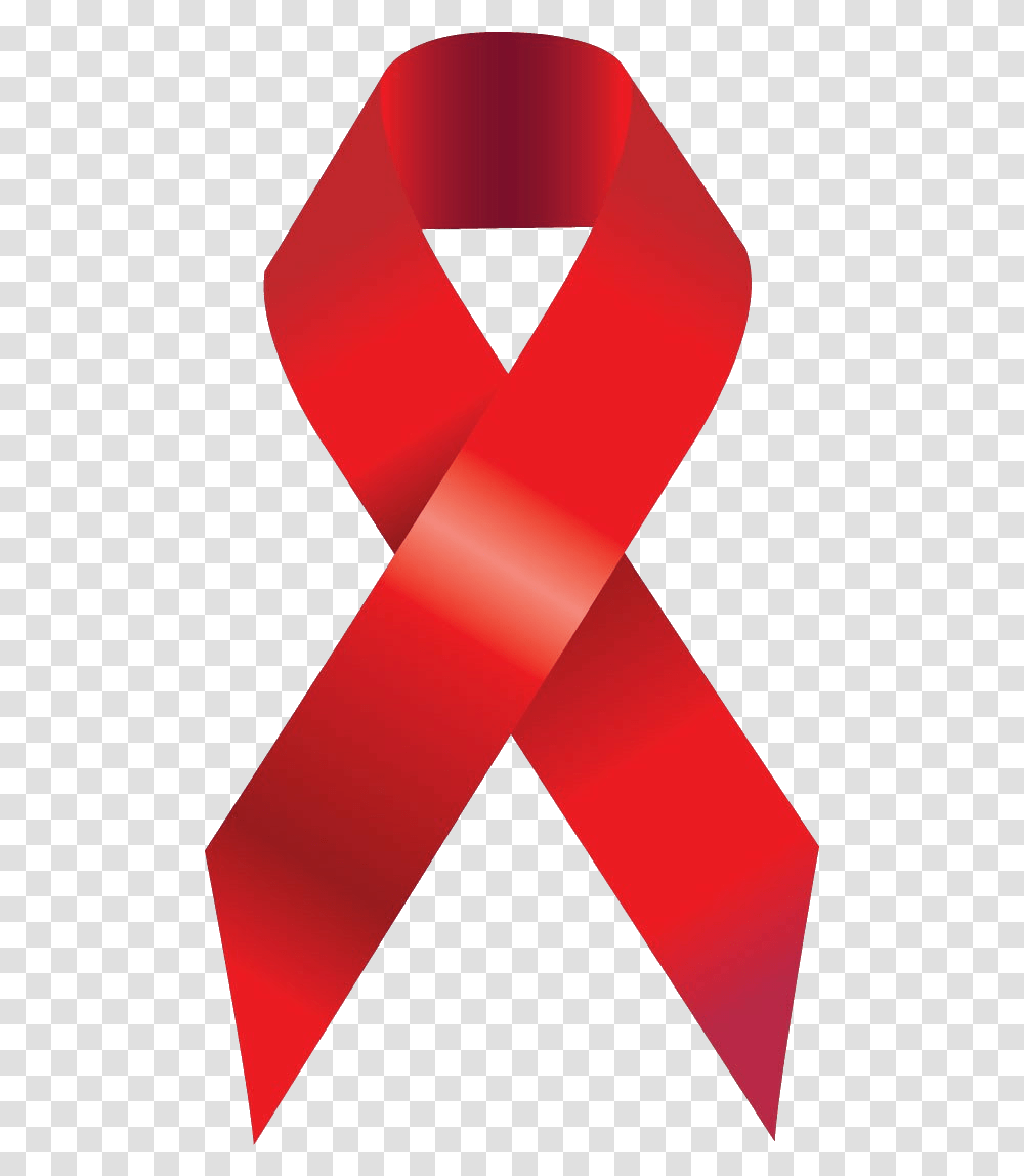 Epidemiology Of Hivaids Red Ribbon World Aids Day Red Ribbon Aids, Sash, Logo Transparent Png