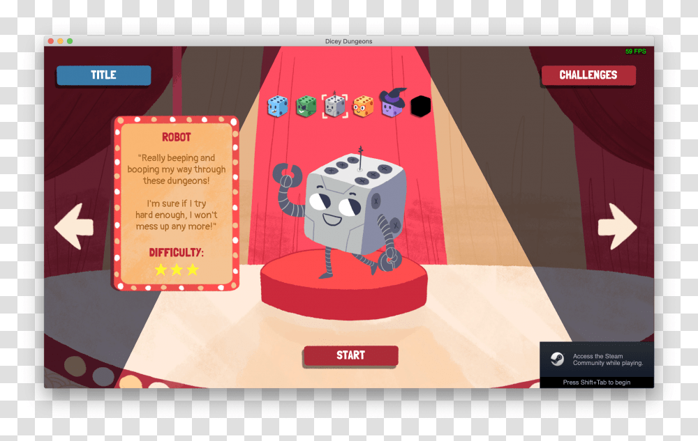 Episode 1 Dicey Dungeons Secret Character, Paper, Poster, Advertisement Transparent Png