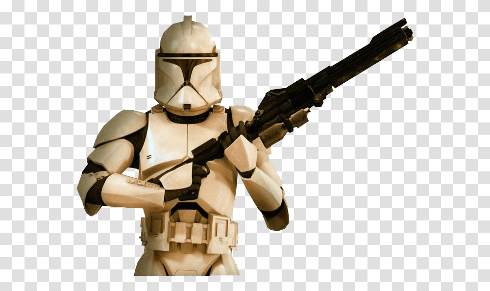 Episode 2 Clone Troopers, Gun, Weapon, Weaponry, Person Transparent Png