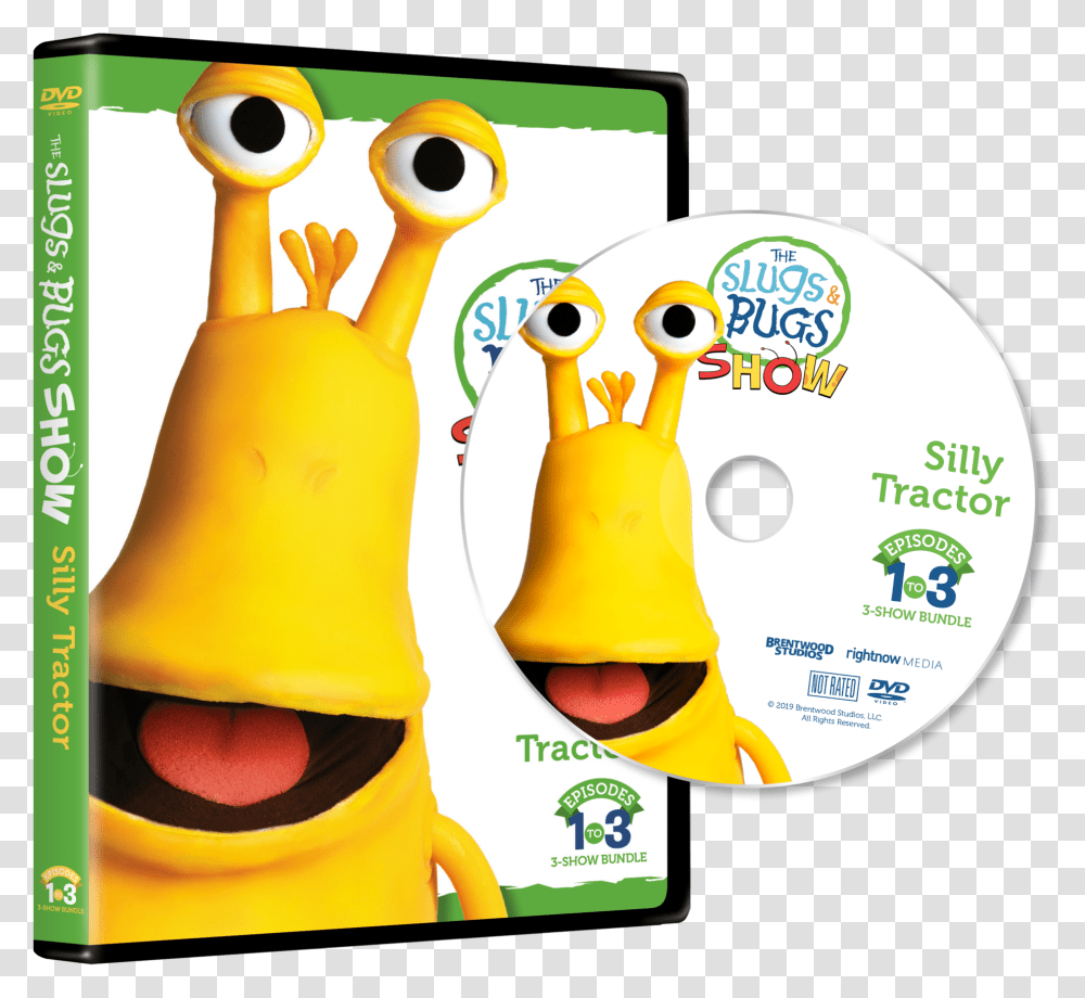 Episode Bundle Of The Slugs Amp Bugs Show Dvd Or Digital, Disk Transparent Png