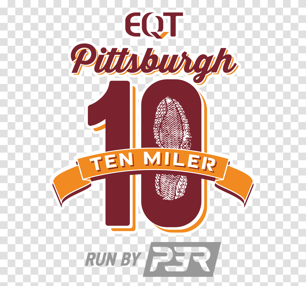 Eqt 10 Miler Pittsburgh, Label, Logo Transparent Png