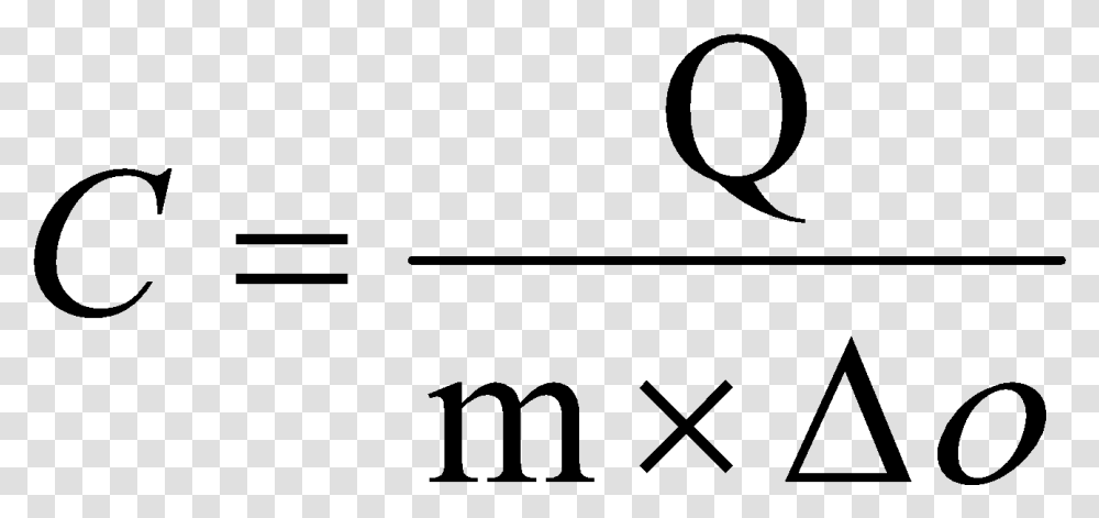 Equation Becomes Image06 Specific Heat Capacity Symbol Equation, Gray, World Of Warcraft Transparent Png
