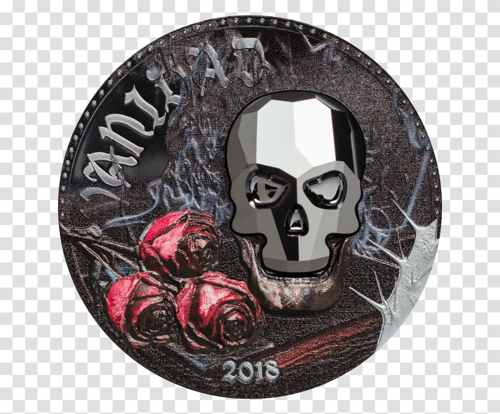Equatorial Guinea 2018 1000 Francs Crystal Skull Crystal Skull Coin 2018, Money, Logo, Trademark Transparent Png
