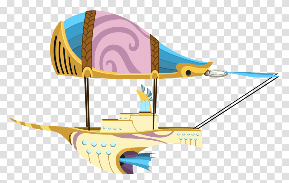 Equestrian Airship's E By Sonofaskywalker On Little Pony Airship, Boat, Vehicle, Transportation, Bulldozer Transparent Png